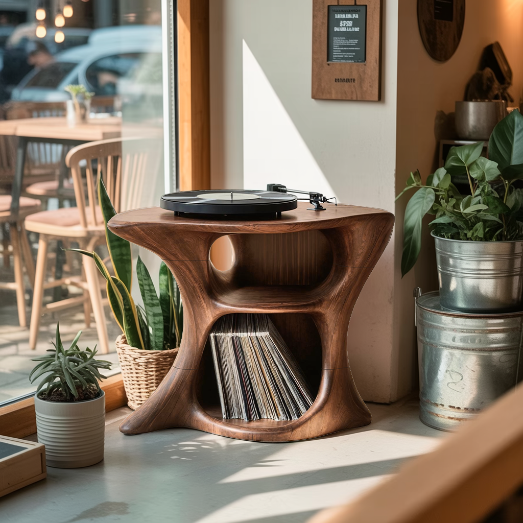 Farmhouse Wooden Media Stand Home Decor Accents