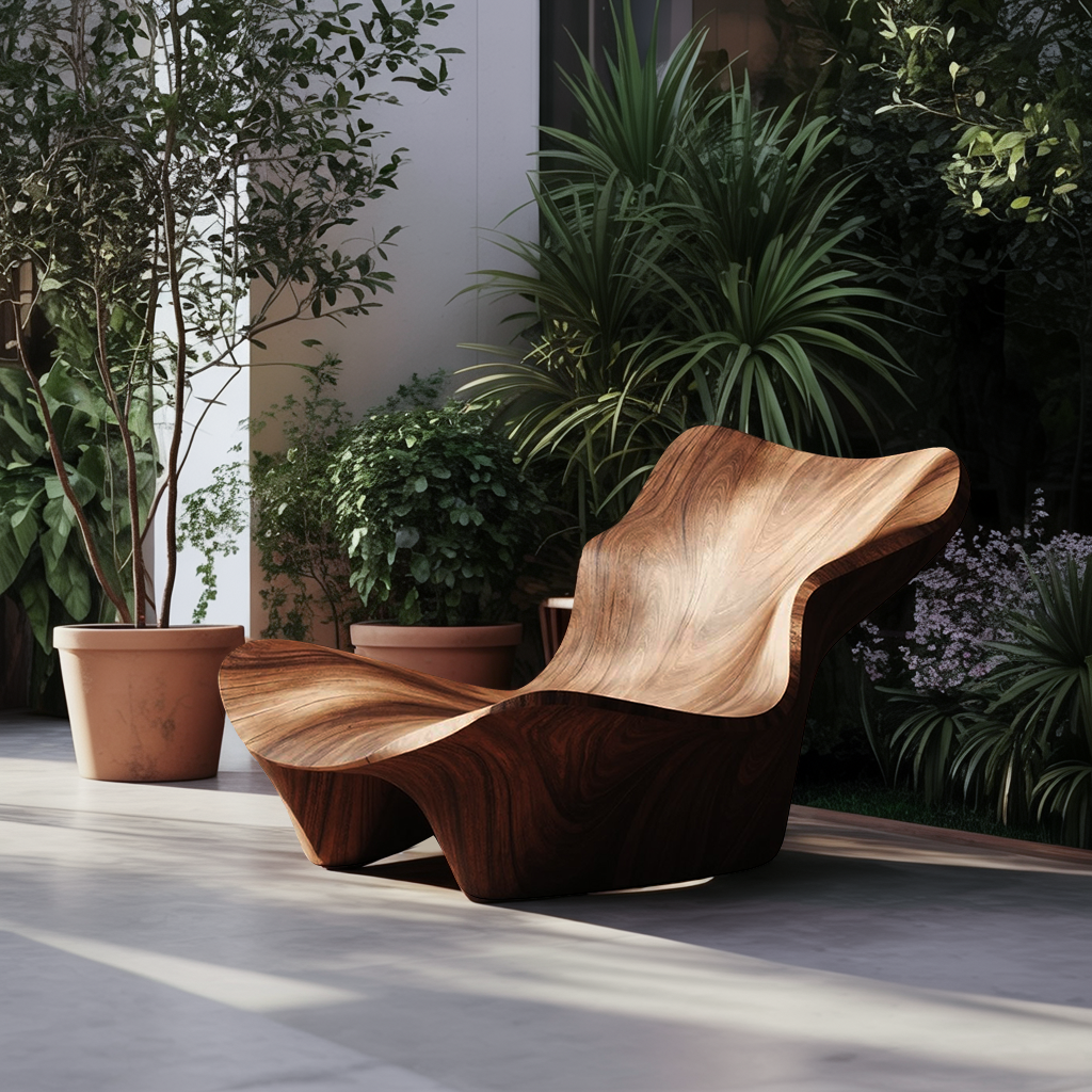 Farmhouse Accent Chair For Outdoor Seating Area