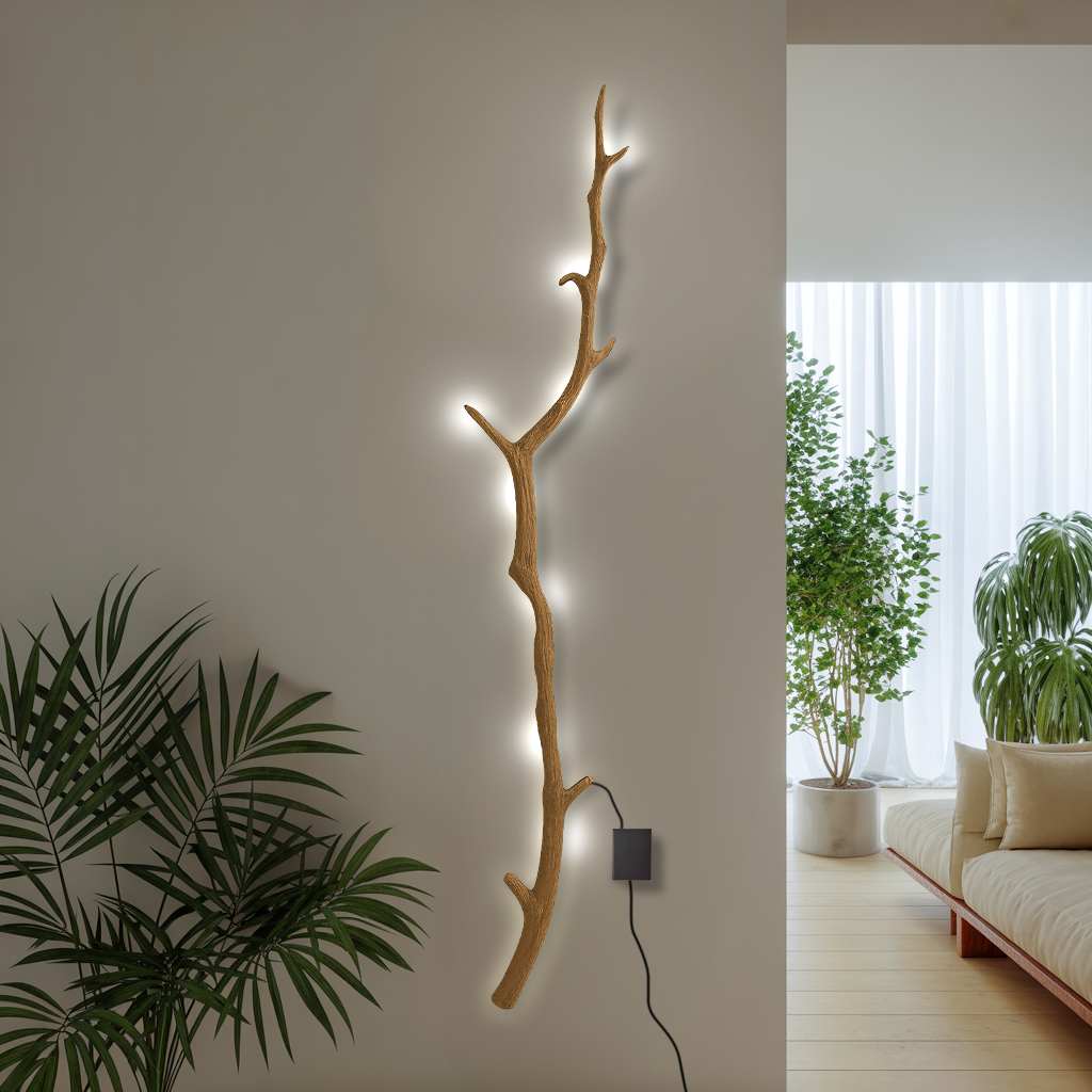 Minimalist Branch Wall Light For Hallway Or Living Room
