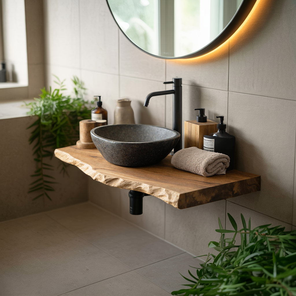 Mid Century Bathroom Vanity Decorating Ideas