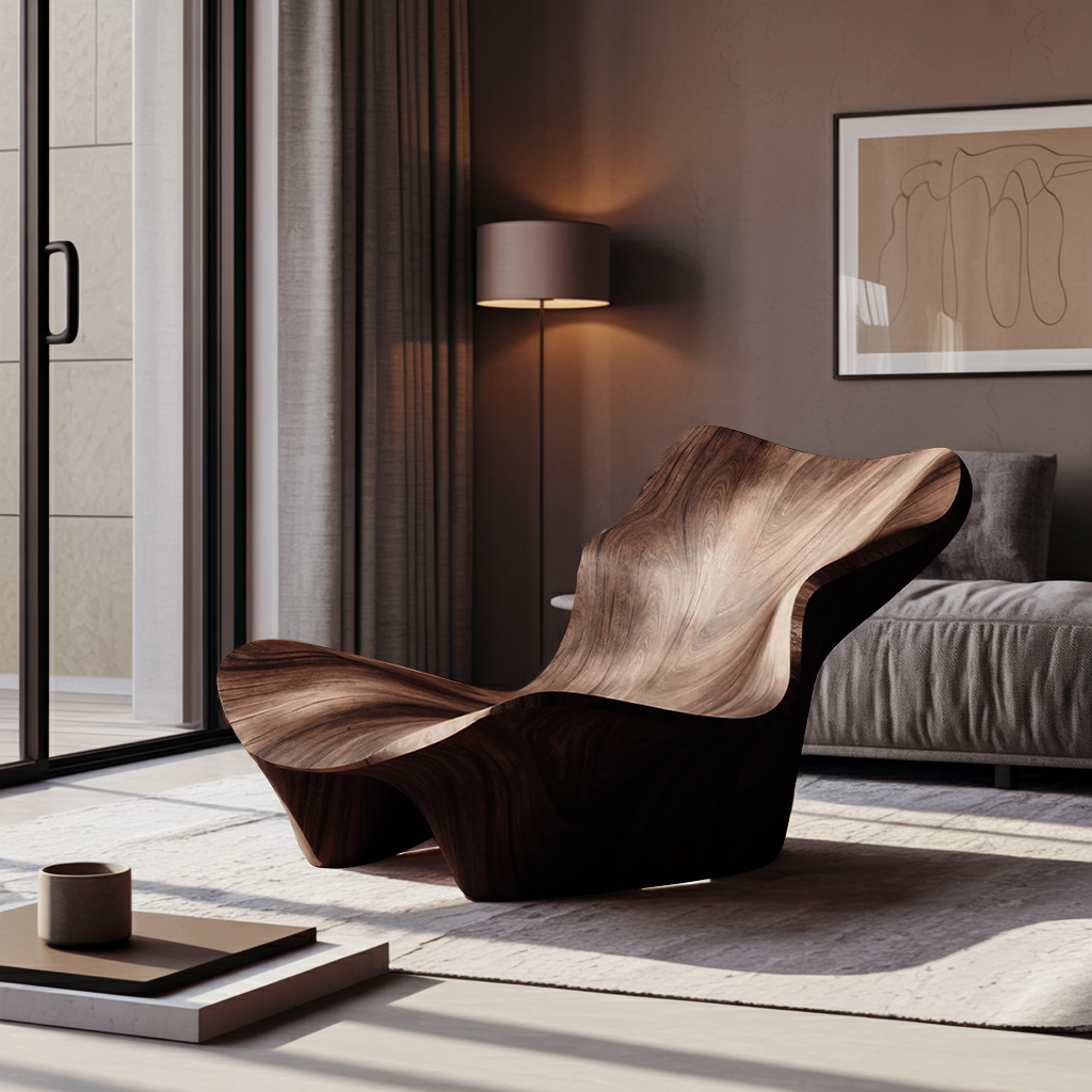 Farmhouse Accent Chair For Outdoor Seating Area