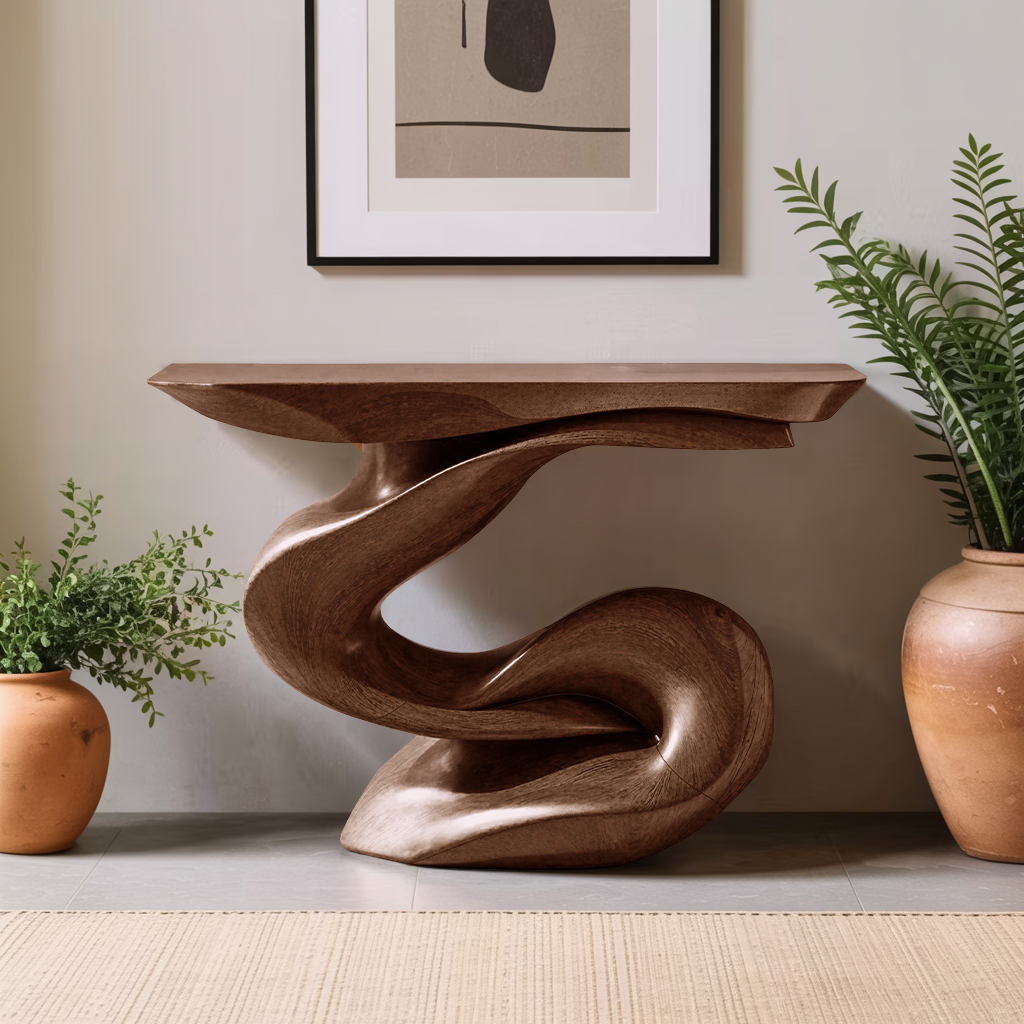 Handcrafted Accent Table Furniture Decor