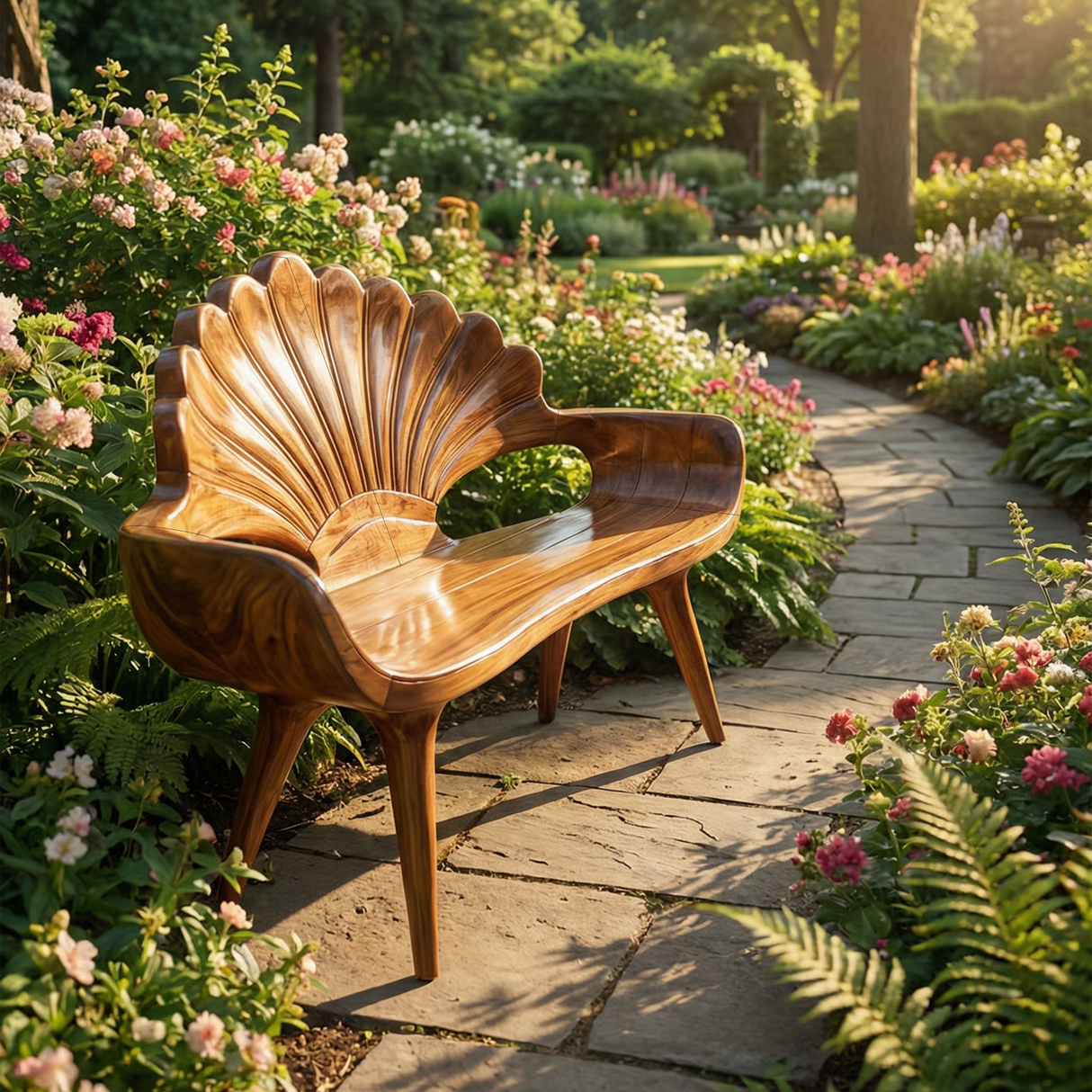 Natural Live Edge Wood Bench For Entryway Seating Area