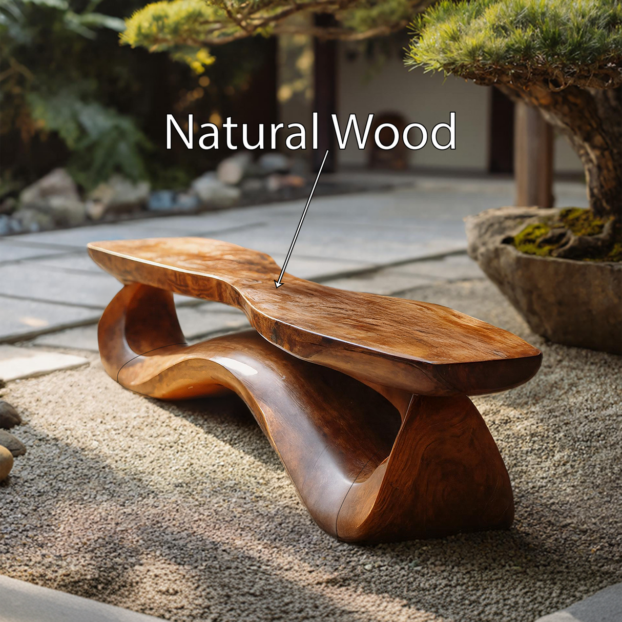 Solid Wood Live Edge Bench For Entryway Furniture Accent