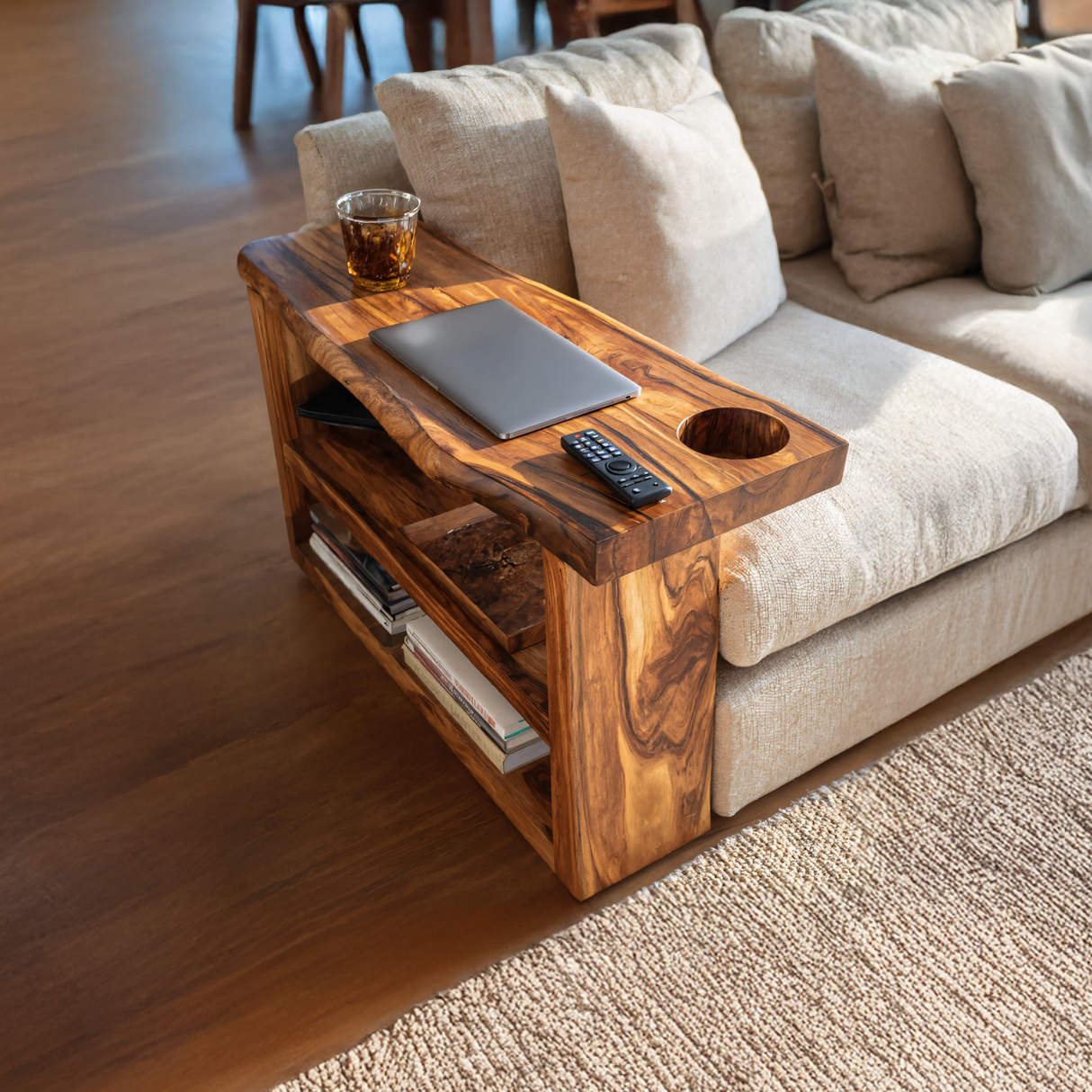 Mid Century Wooden Armrest For Furniture Decoration