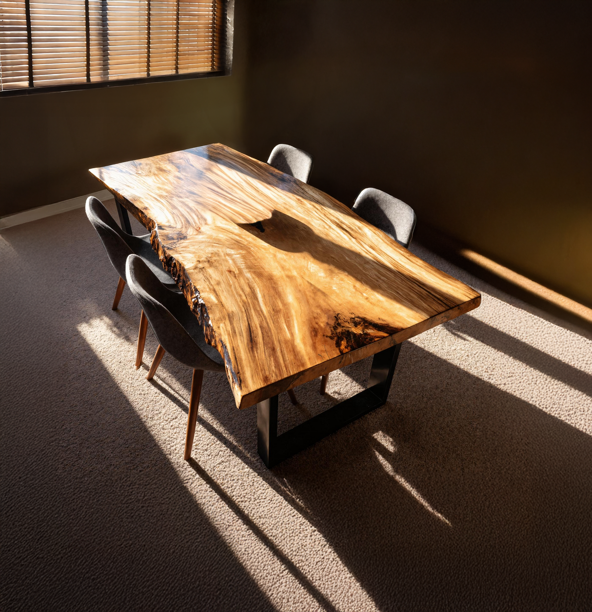 Dining Room Mid Century Solid Wood Dining Table Classic