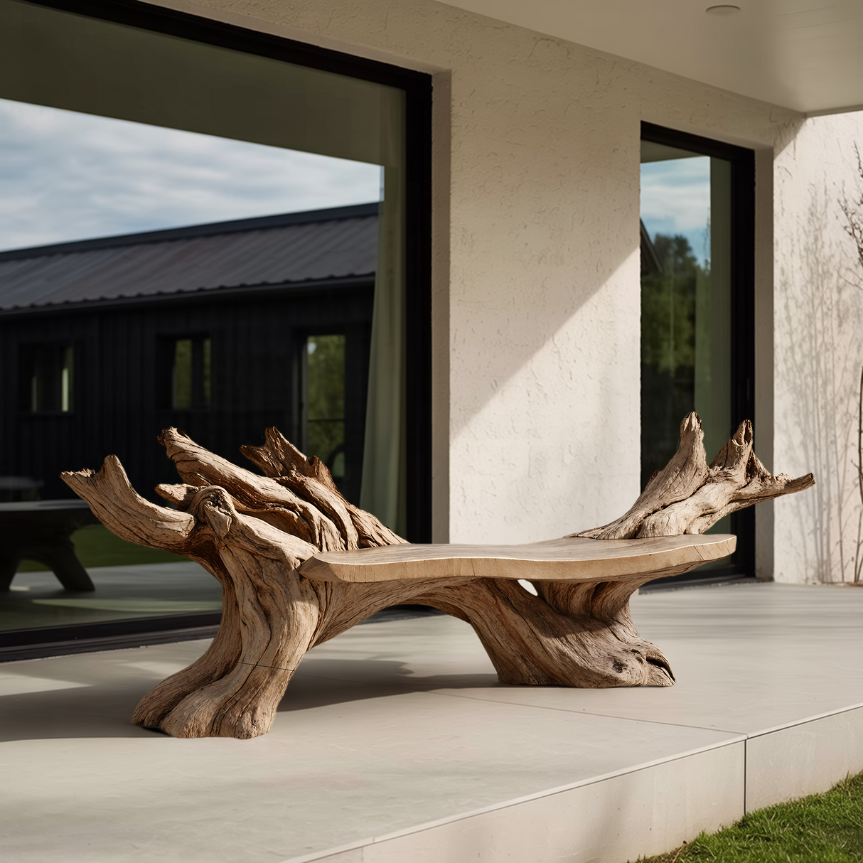 Farmhouse Live Edge Bench Entryway Design For Welcoming Foyers