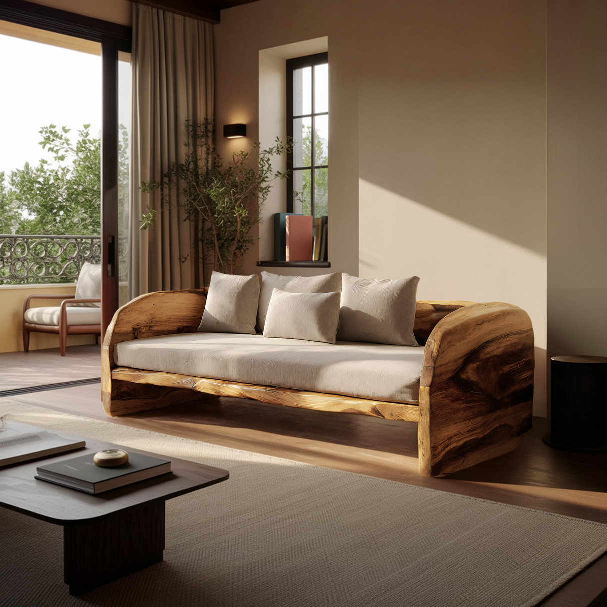 Organic Handcrafted Sofa For Living Room Furniture