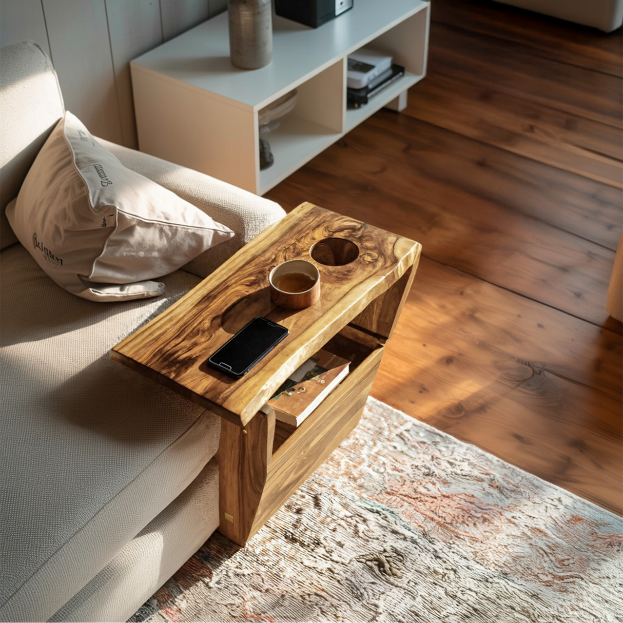 Farmhouse Solid Wood Armrest For Sofa Decor Ideas