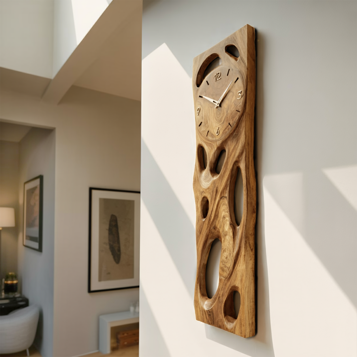 Contemporary Wall Clock For Living Room Interior