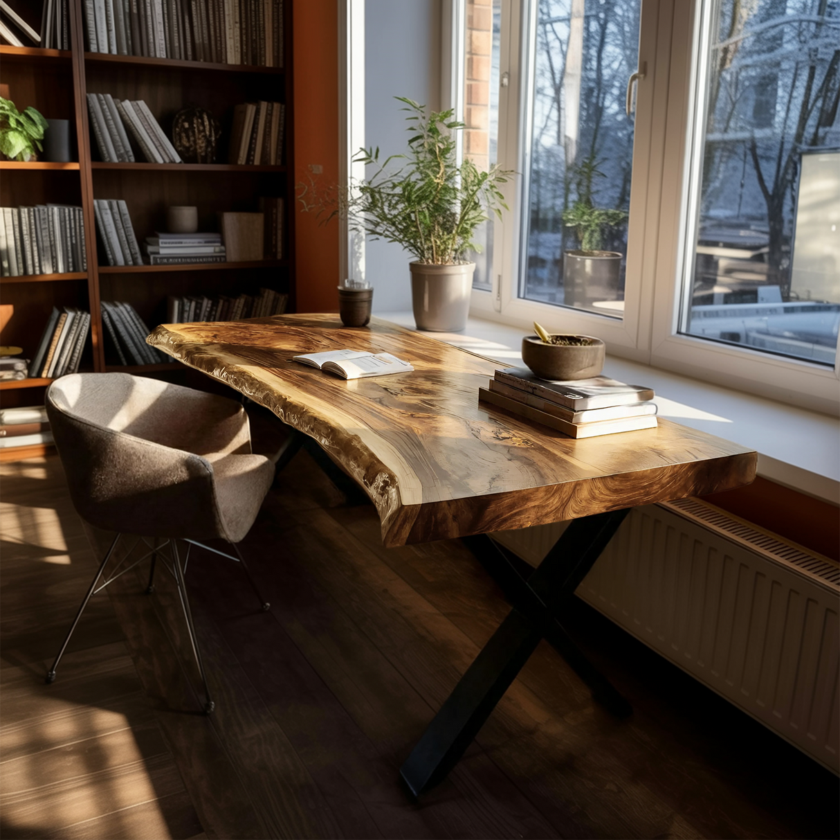 Modern Solid Wood Tabletop For Living Room Design
