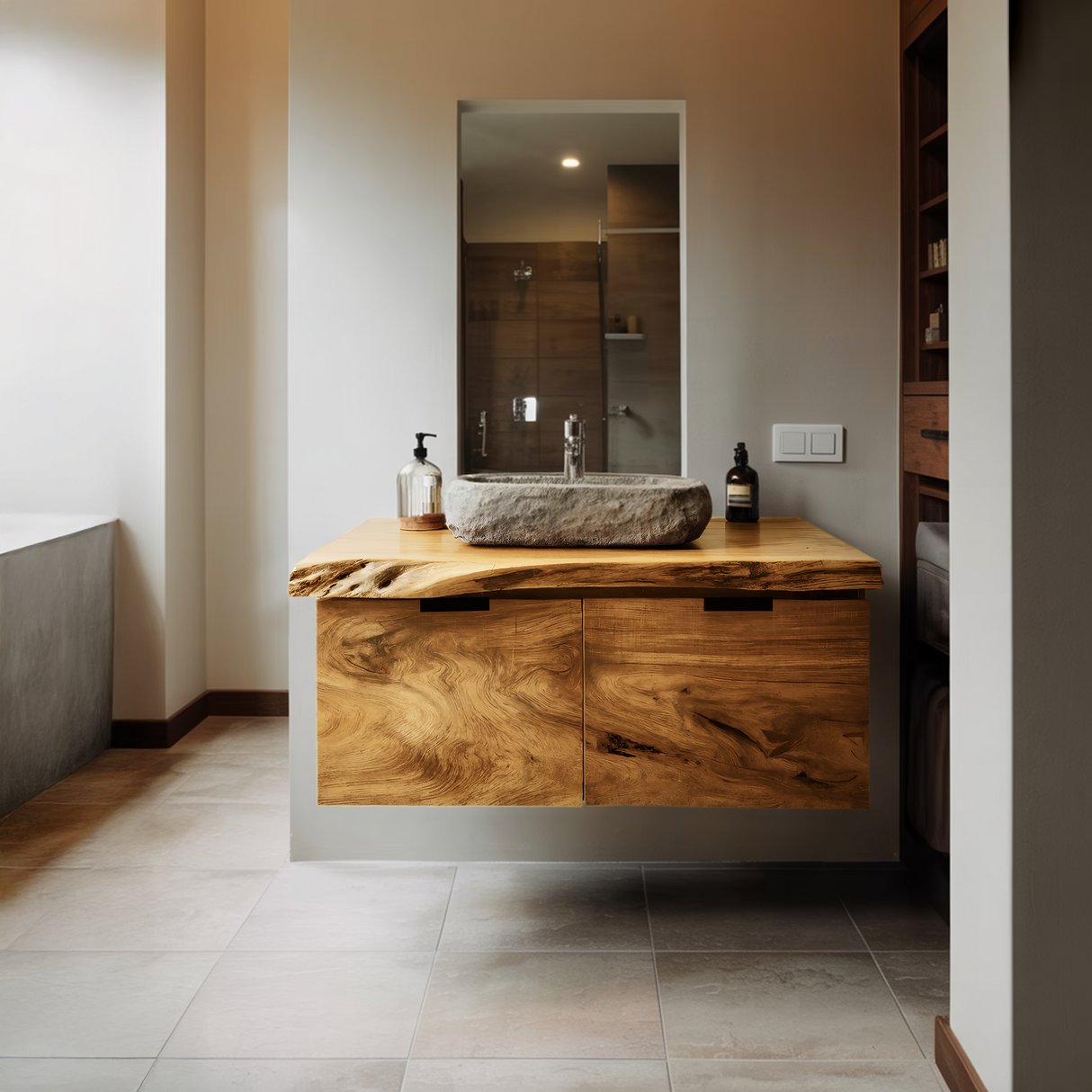 Contemporary Floating Bathroom Vanity For Bathroom