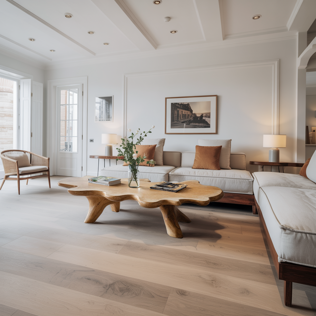 Handcrafted Low Table For Artisan Living Room