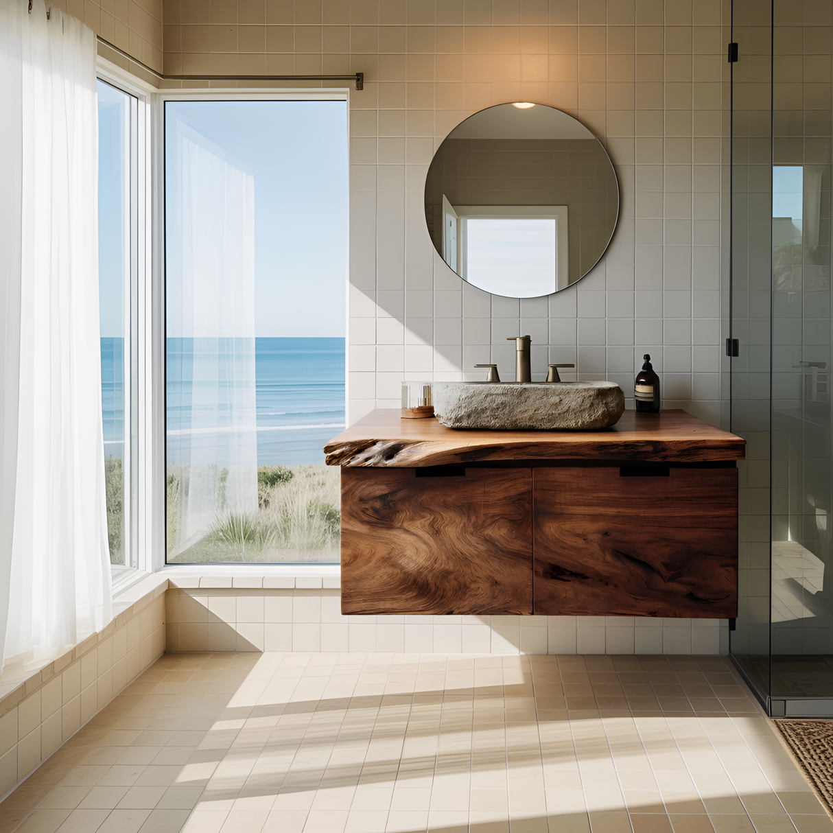 Contemporary Floating Bathroom Vanity For Bathroom