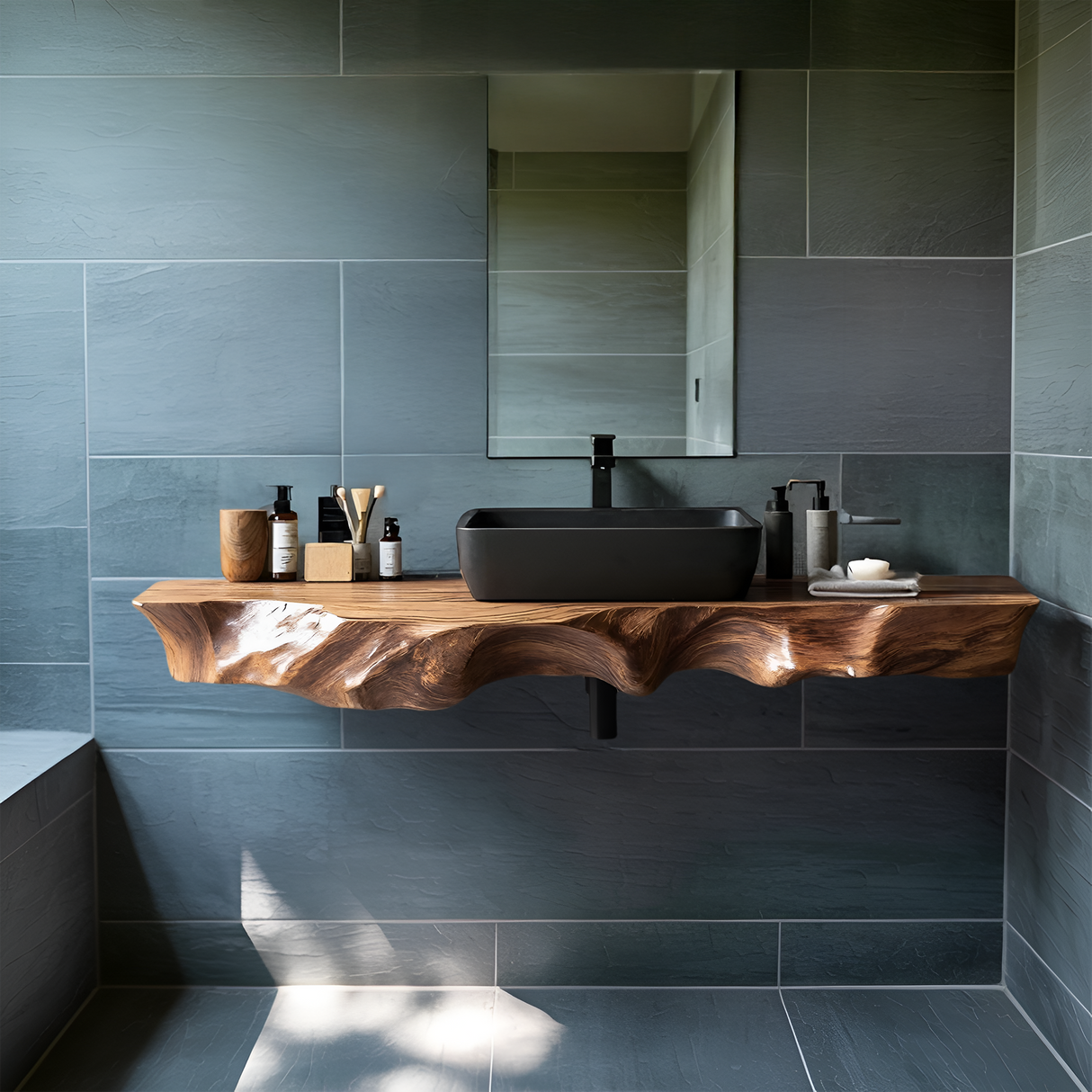 Farmhouse Solid Wood Vanity For Classic Bathroom