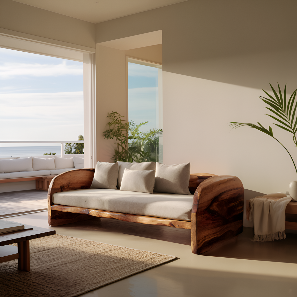 Organic Handcrafted Sofa For Living Room Furniture