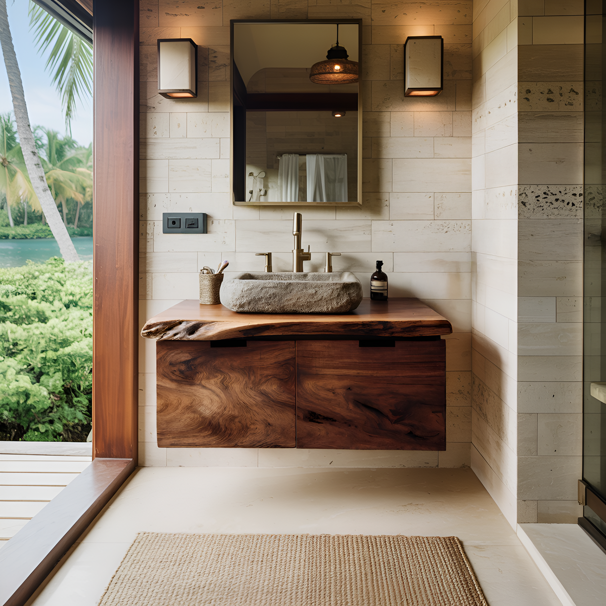 Contemporary Floating Bathroom Vanity For Bathroom