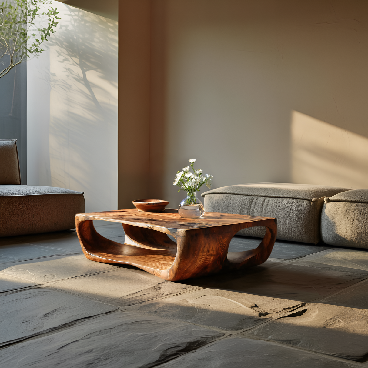 Modern Coffee Table Sculpture Design For Living Room