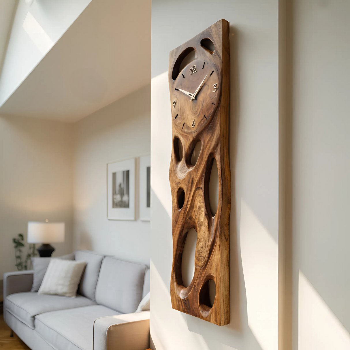 Contemporary Wall Clock For Living Room Interior