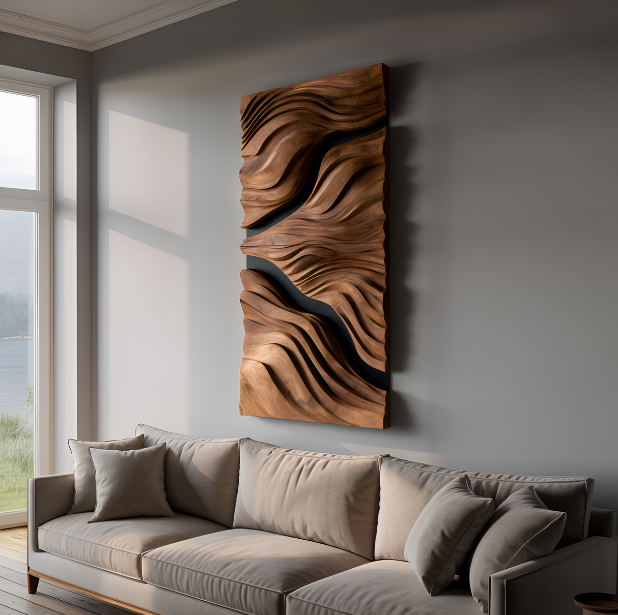 Organic Wall Sculpture For Living Space