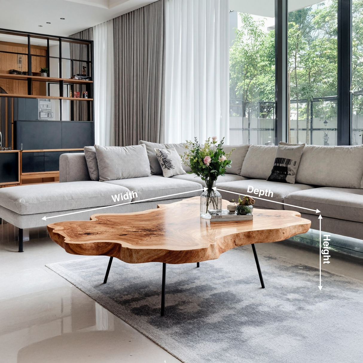 Mid Century Coffee Table For Elegant Room Setting