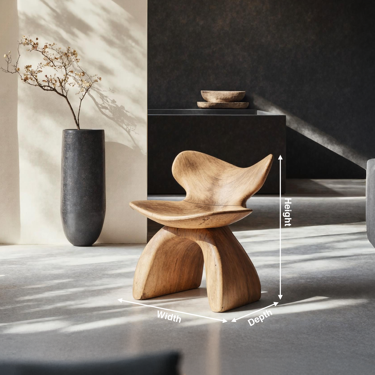 Rustic Accent Chair For A Relaxing Outdoor Space