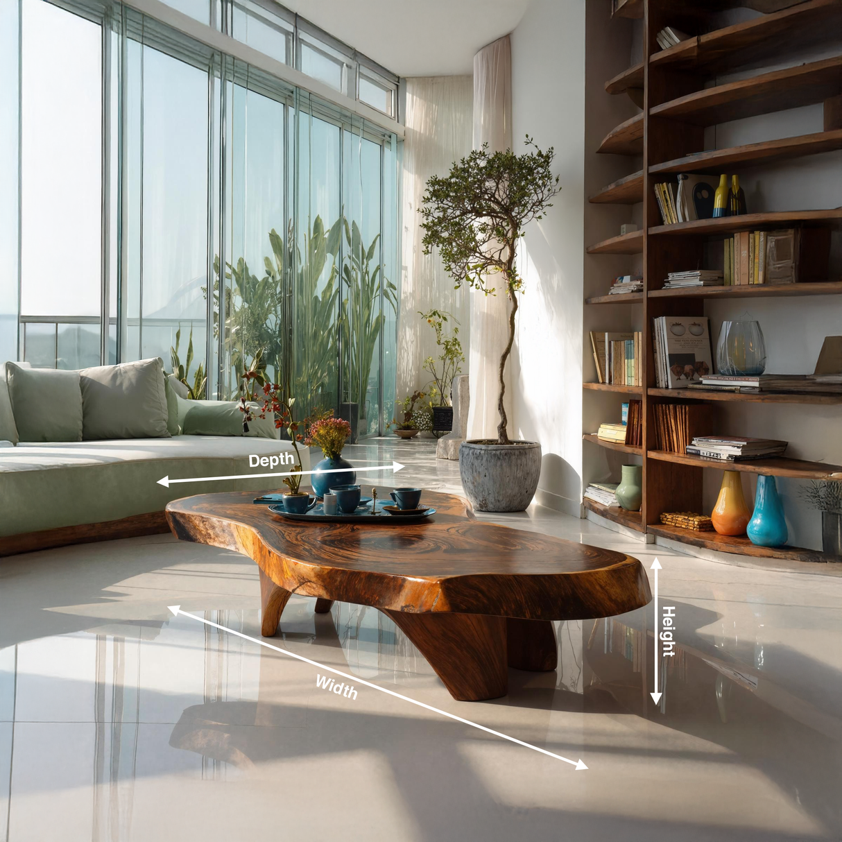 Mid Century Coffee Table For Compact Living Areas