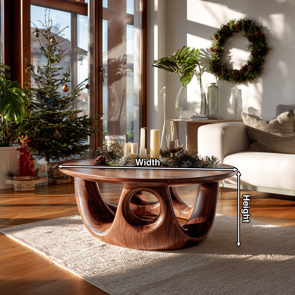 Mid Century Wooden Coffee Table For Stylish Living Room Furniture