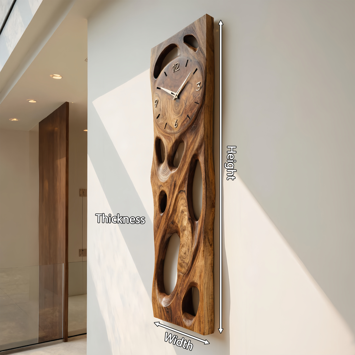 Contemporary Wall Clock For Living Room Interior