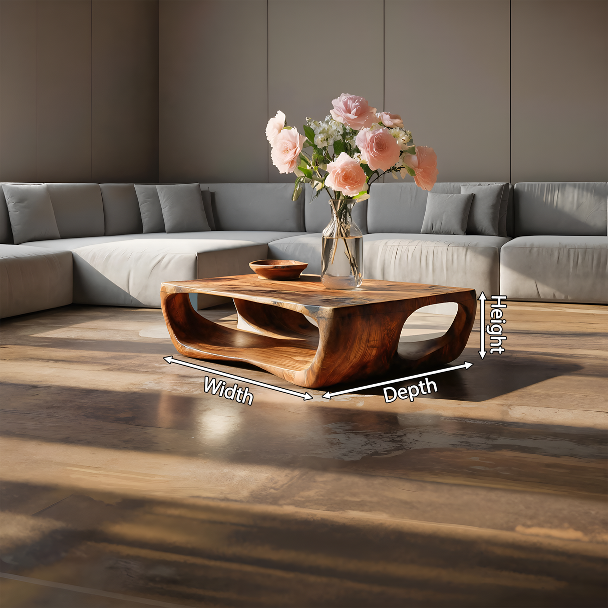 Modern Coffee Table Sculpture Design For Living Room