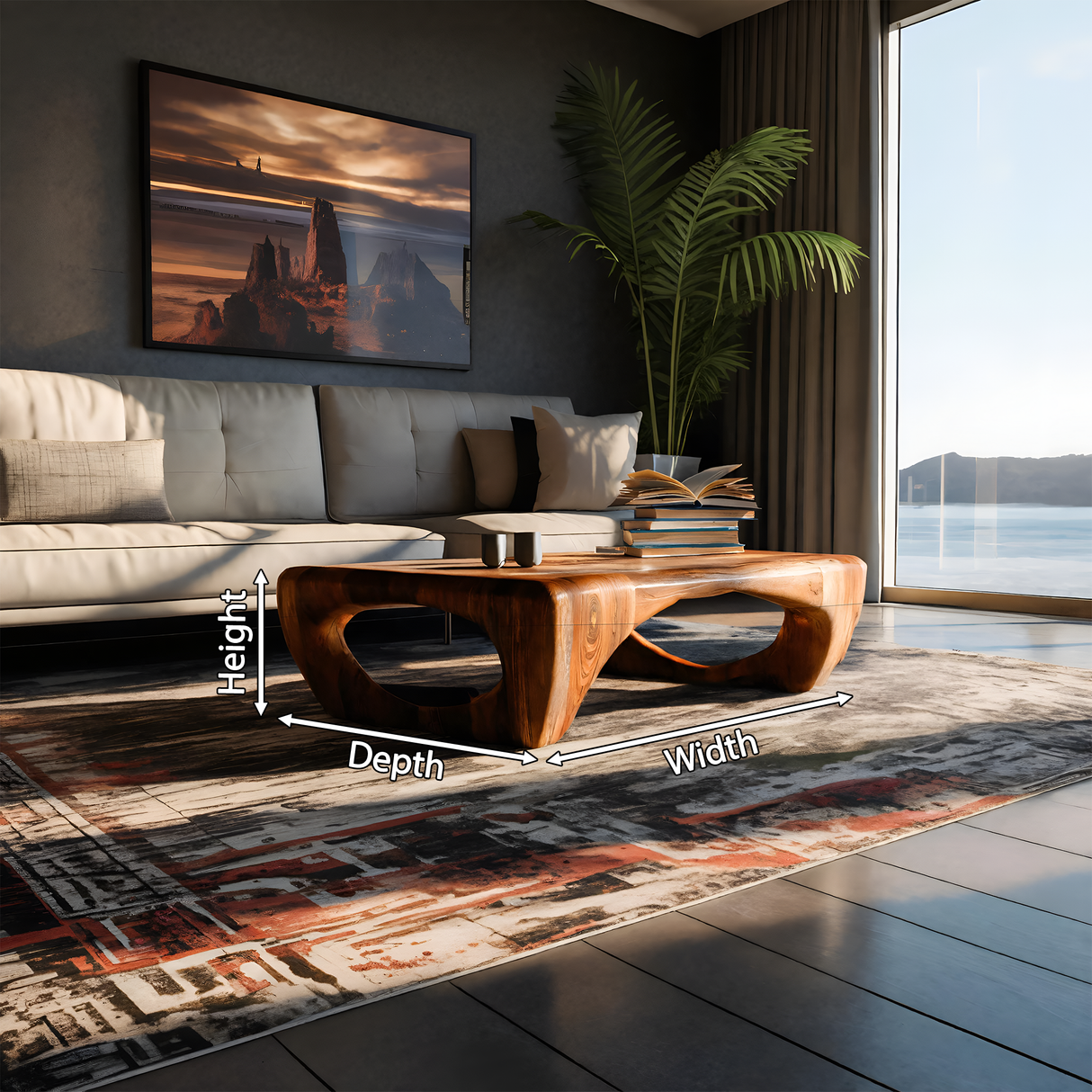 Modern Coffee Table For Living Or Bedroom Decor