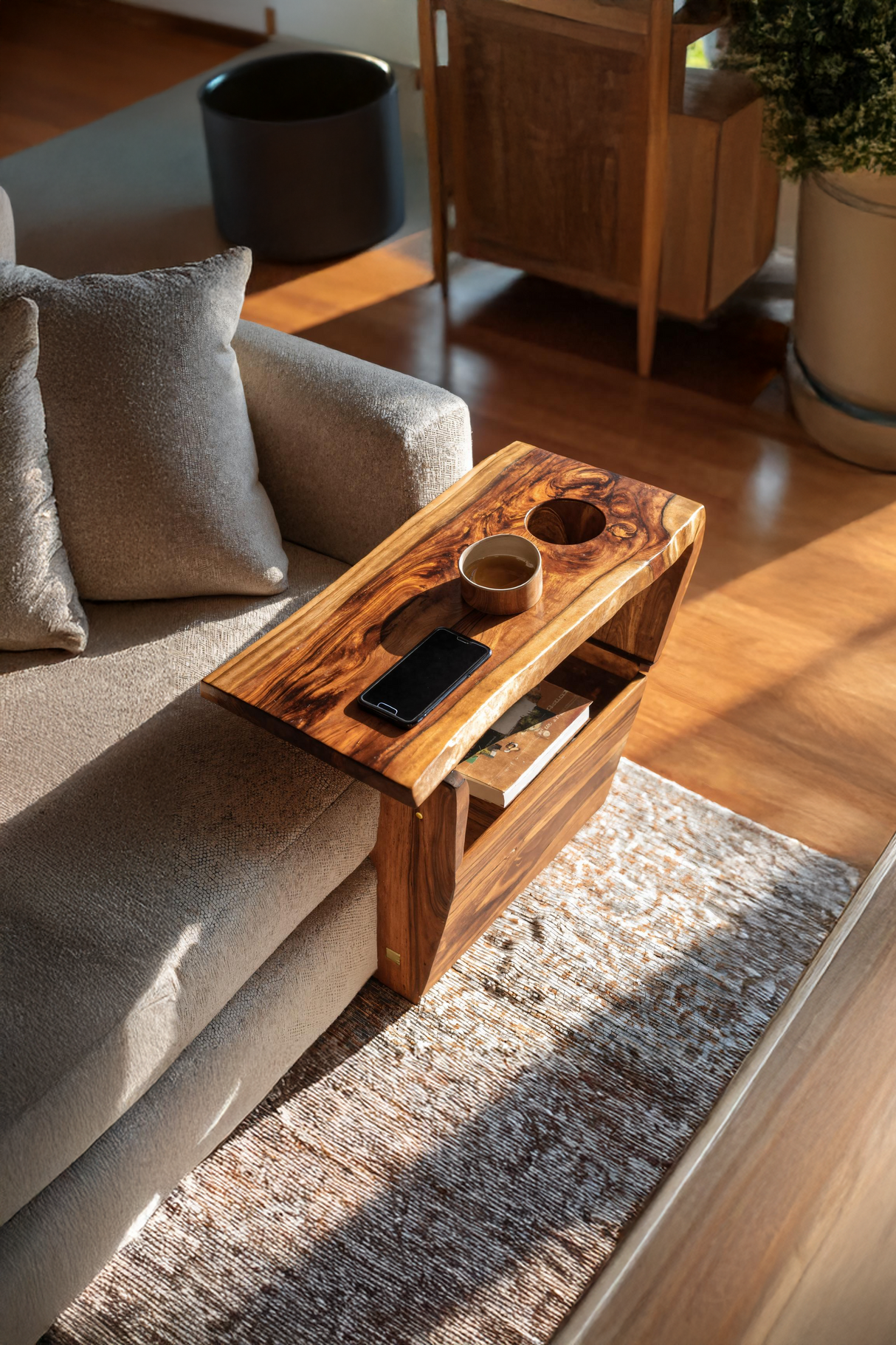 Farmhouse Solid Wood Armrest For Sofa Decor Ideas