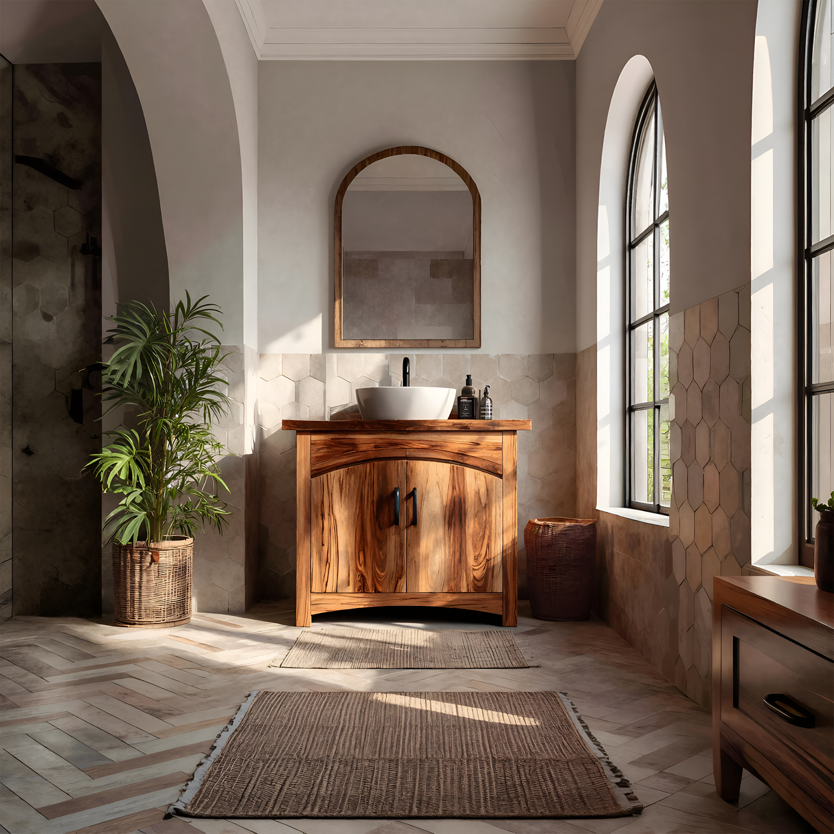 Modern Bathroom Vanity Cabinet For Bathroom Space