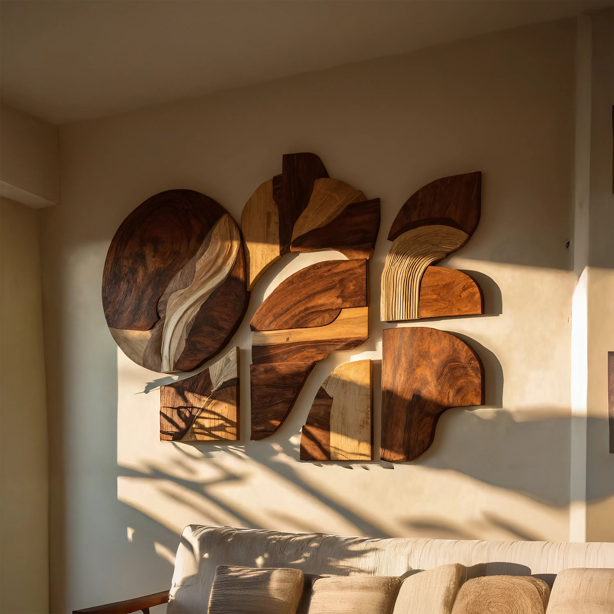 Farmhouse Wooden Wall Art Sculpture For Home Decor