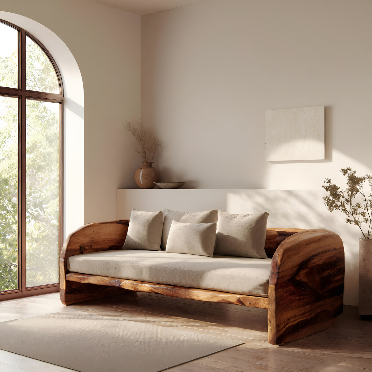 Organic Handcrafted Sofa For Living Room Furniture