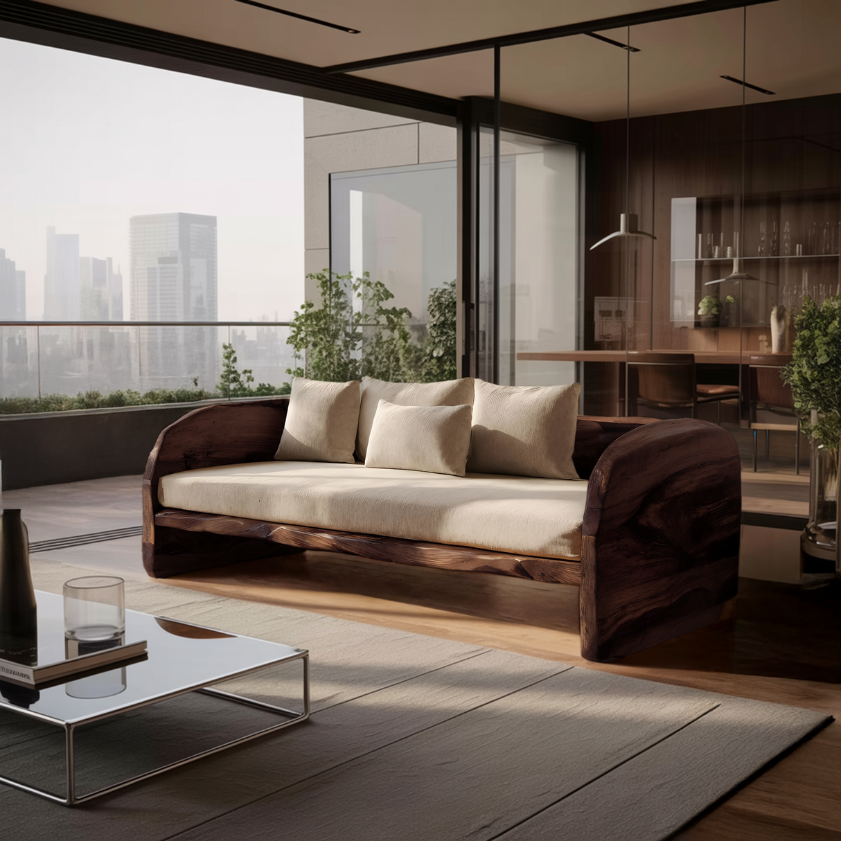 Organic Handcrafted Sofa For Living Room Furniture