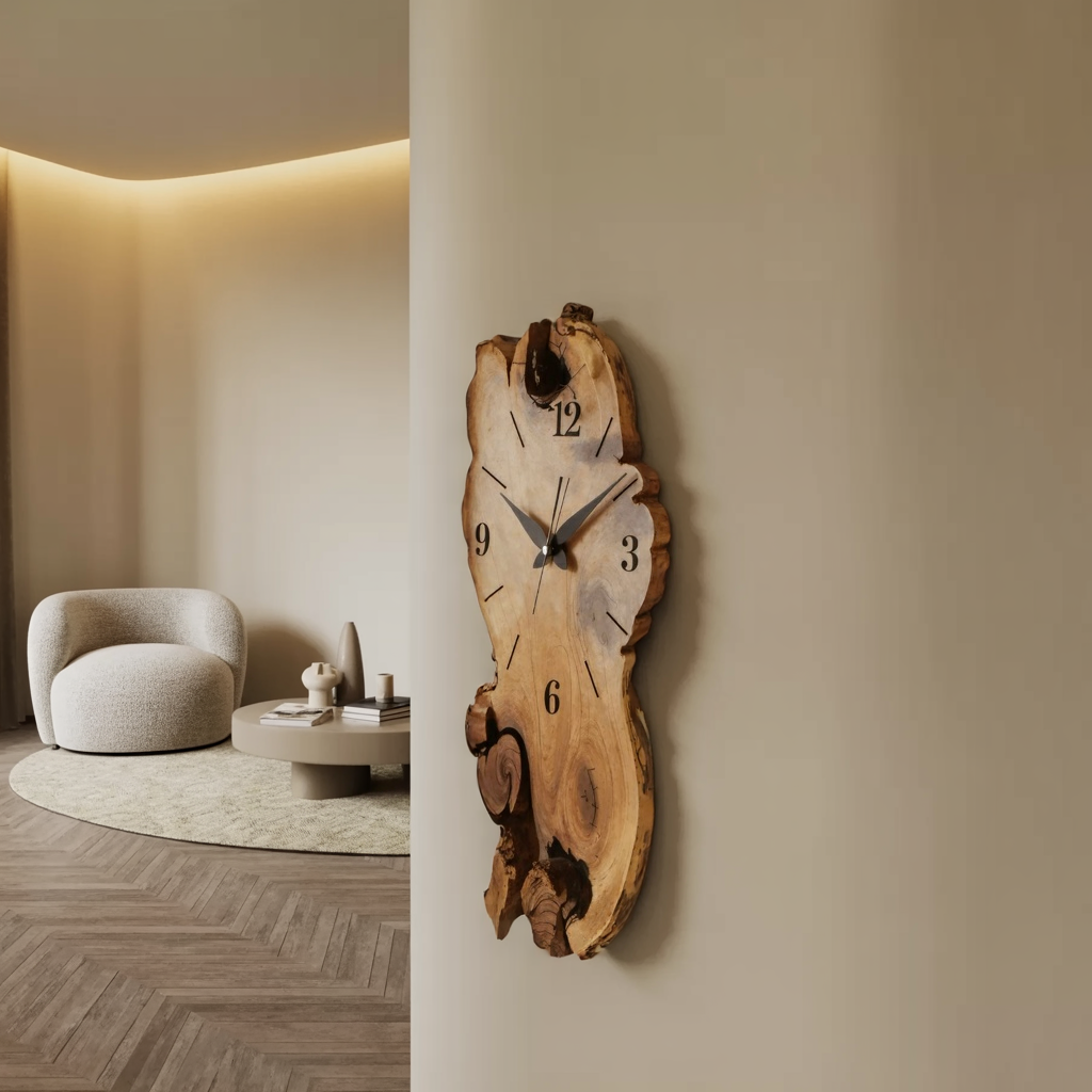 Rustic Wall Clock For Living Room Decor