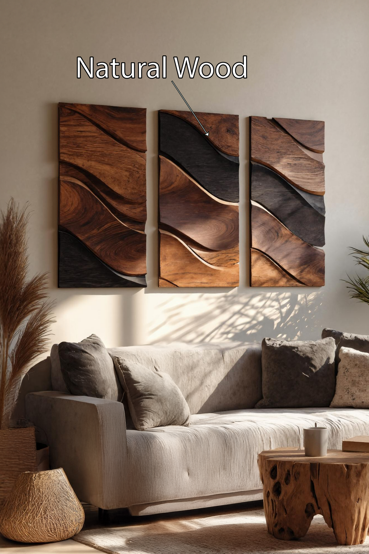 Farmhouse Rectangular Wooden Wall Art For Bedroom Decor