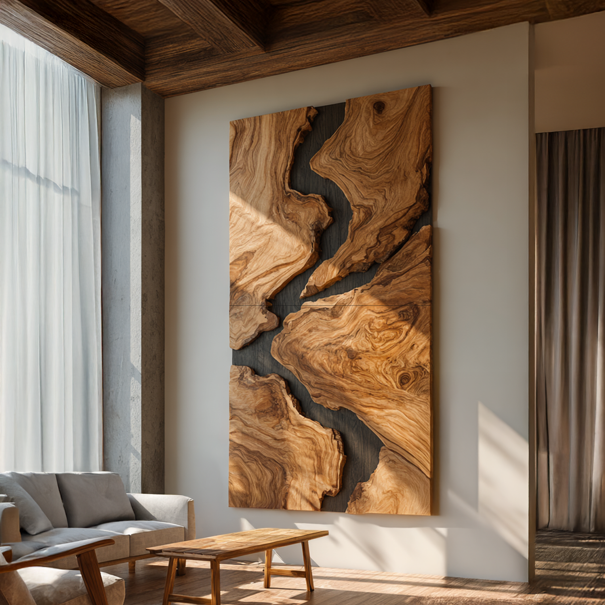 Farmhouse Wooden Rectangle Wall Art For Entryway Design