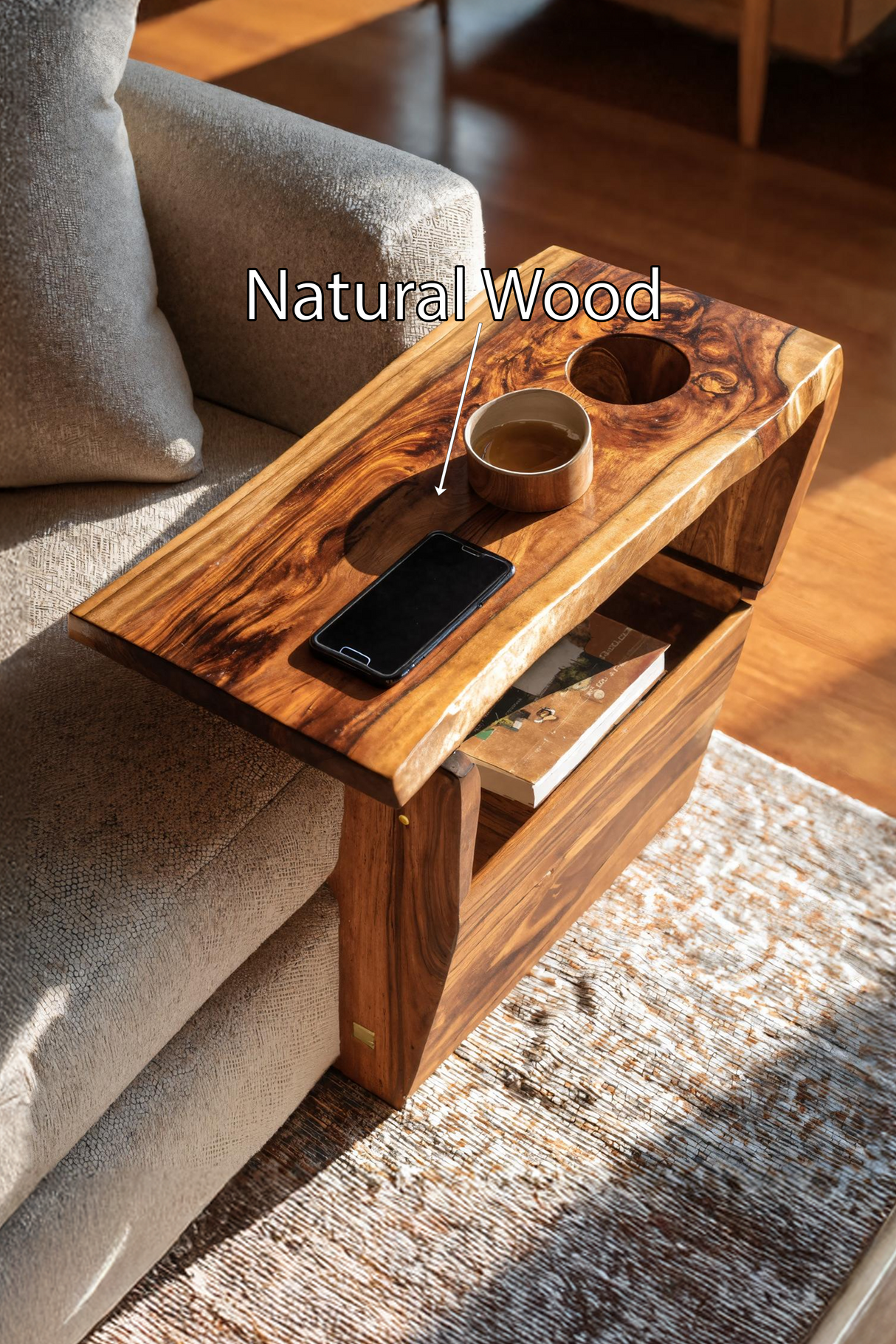 Farmhouse Solid Wood Armrest For Sofa Decor Ideas