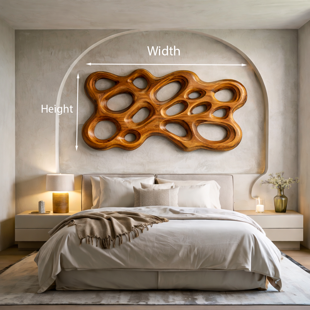 Handmade Wood Wall Art For Minimalist Interior