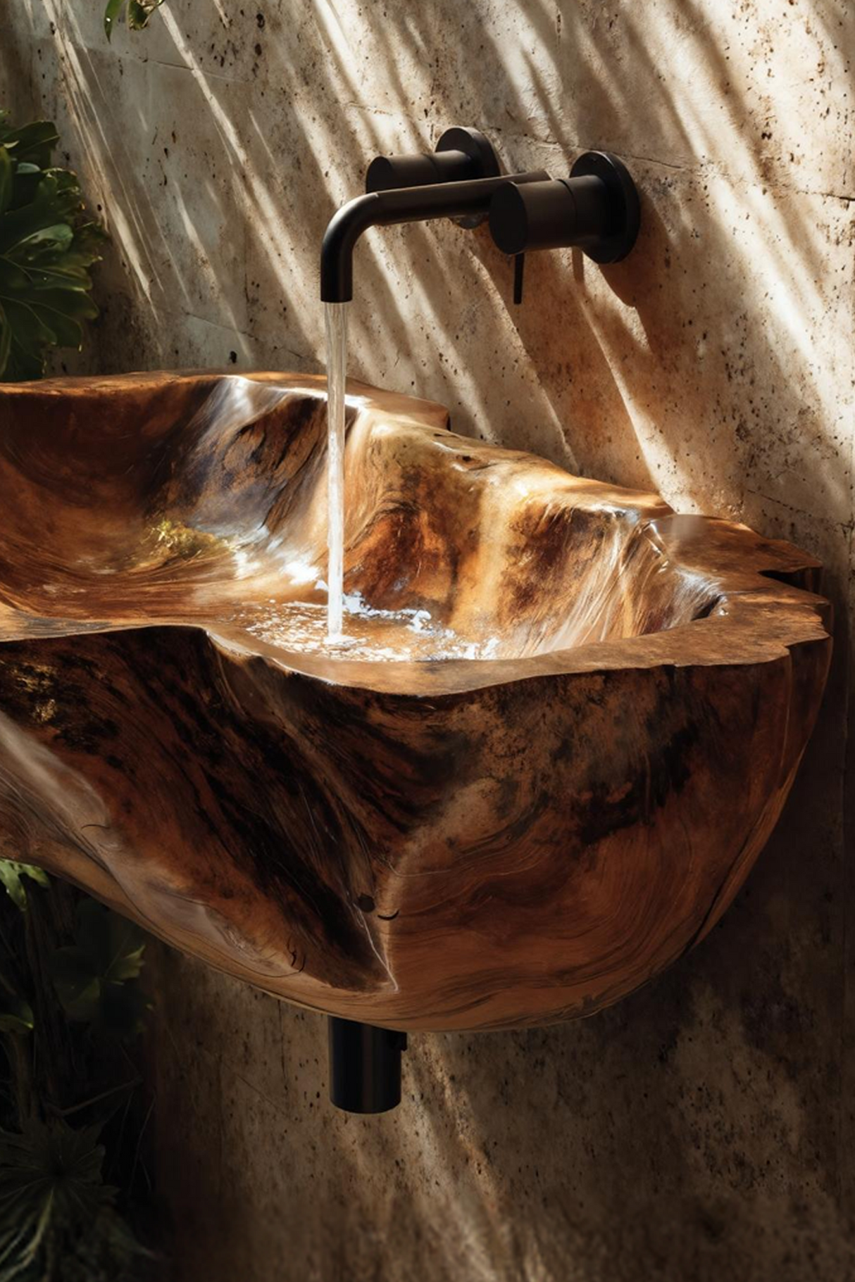 Farmhouse Solid Wood Wash Basin For Cozy Bedroom Furniture Design