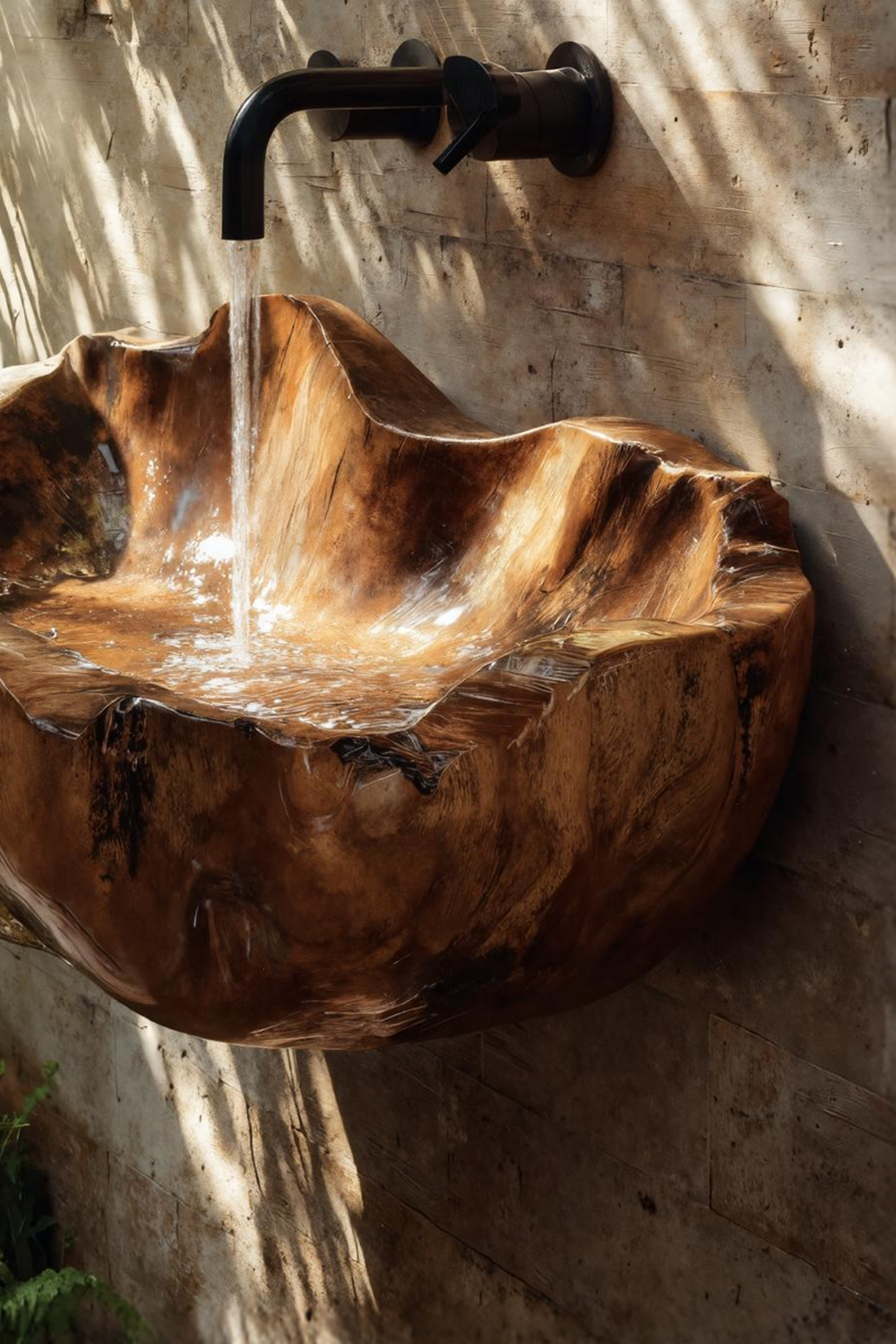 Modern Solid Wood Wash Basin For Luxury Bedroom Furniture Decor