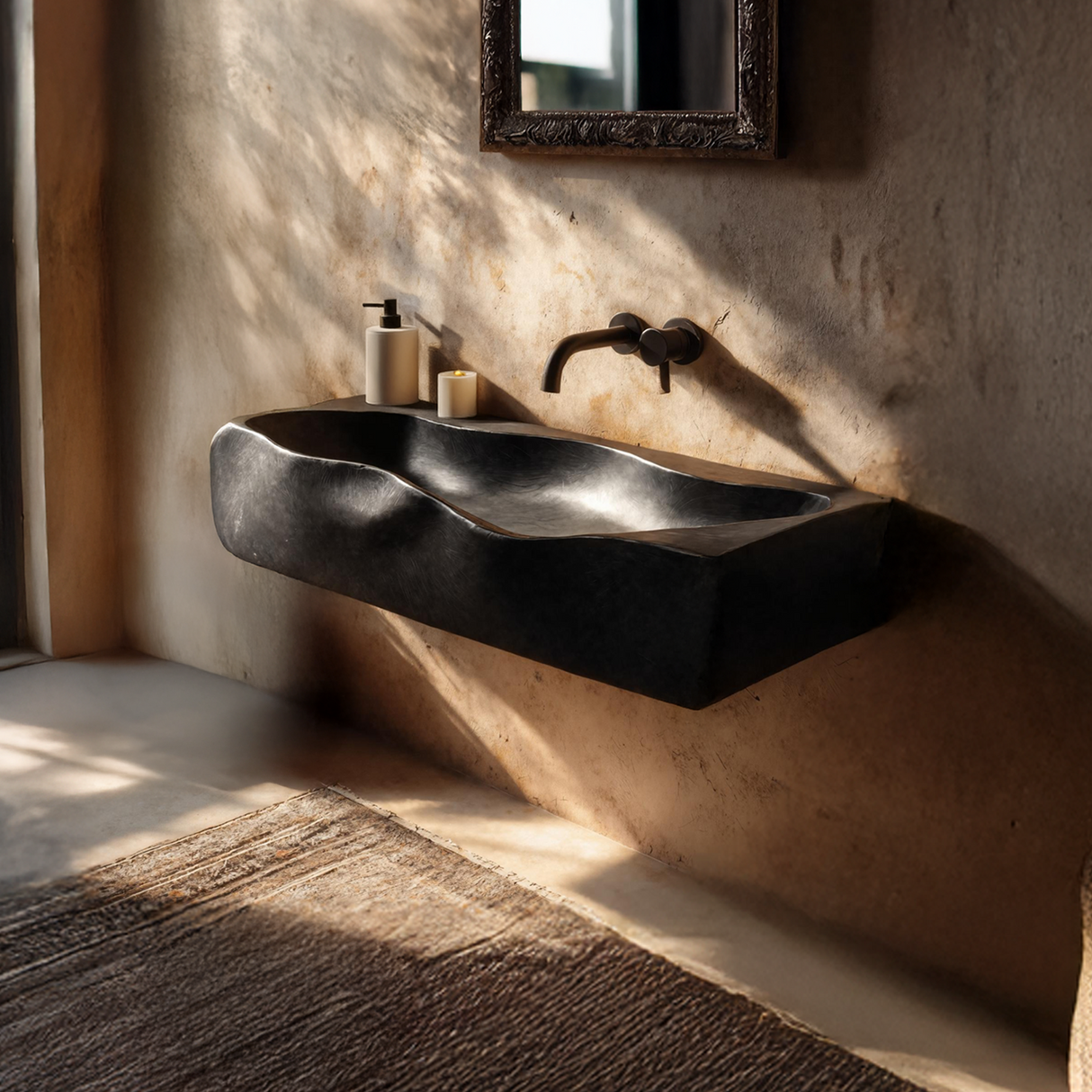 Handcrafted Live Edge Wood Vanity Sink For One Of A Kind Bathroom Decor