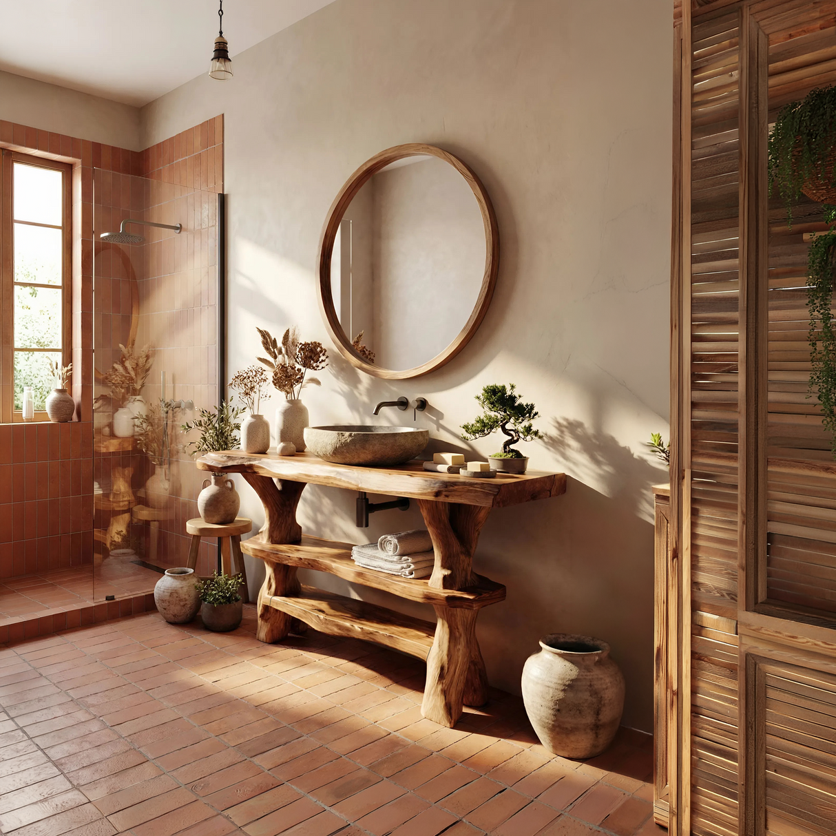 Modern Handmade Sink Vanity For Family Bathroom