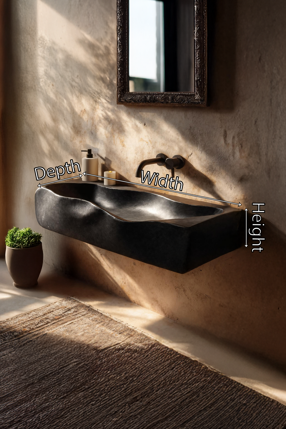 Handcrafted Live Edge Wood Vanity Sink For One Of A Kind Bathroom Decor
