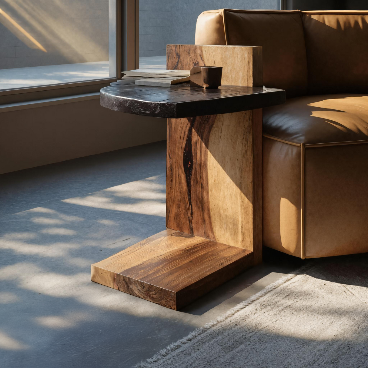 Handcrafted Wooden Side Table For Premium Furniture Look