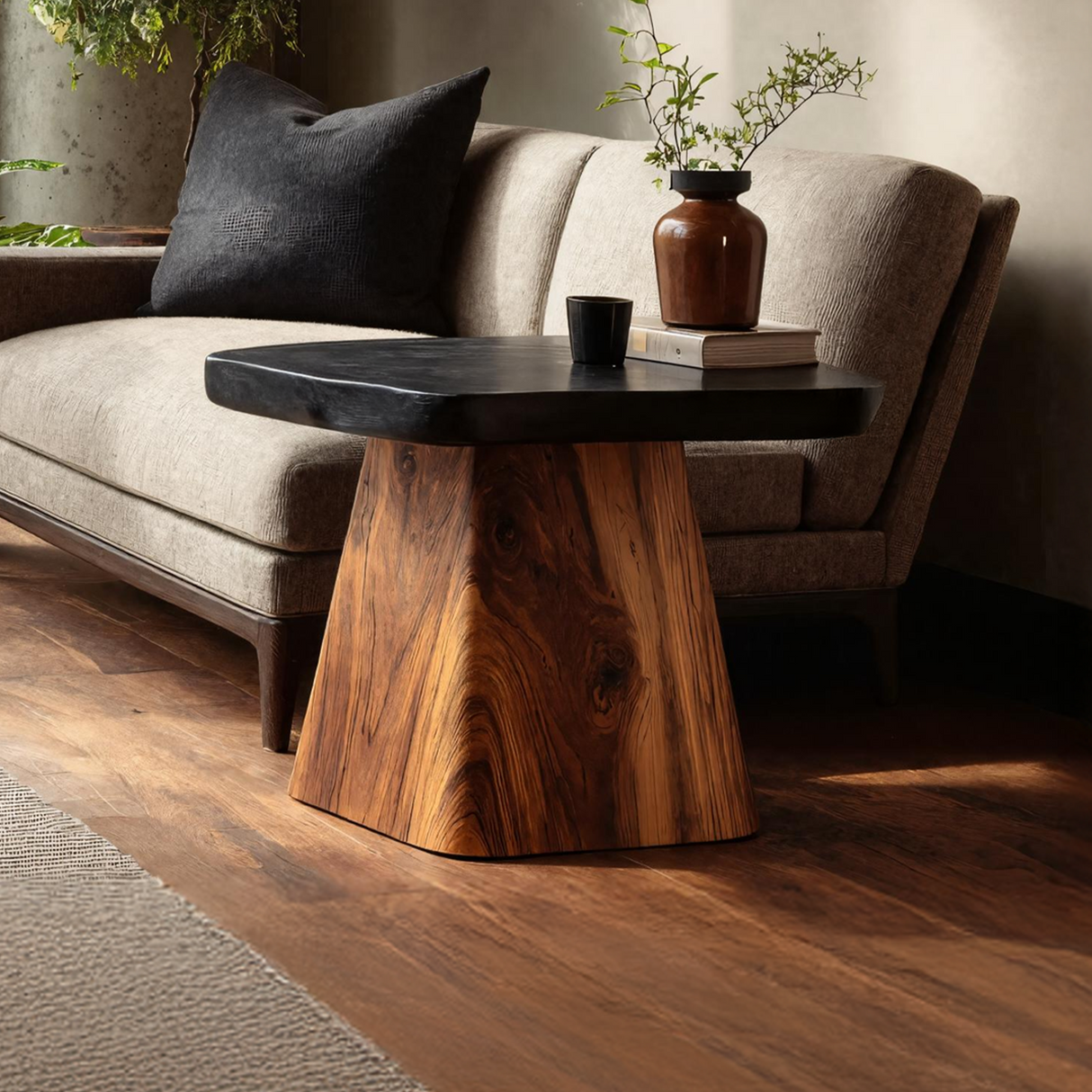 Mid Century Wooden Side Table For Furniture Decor Refresh