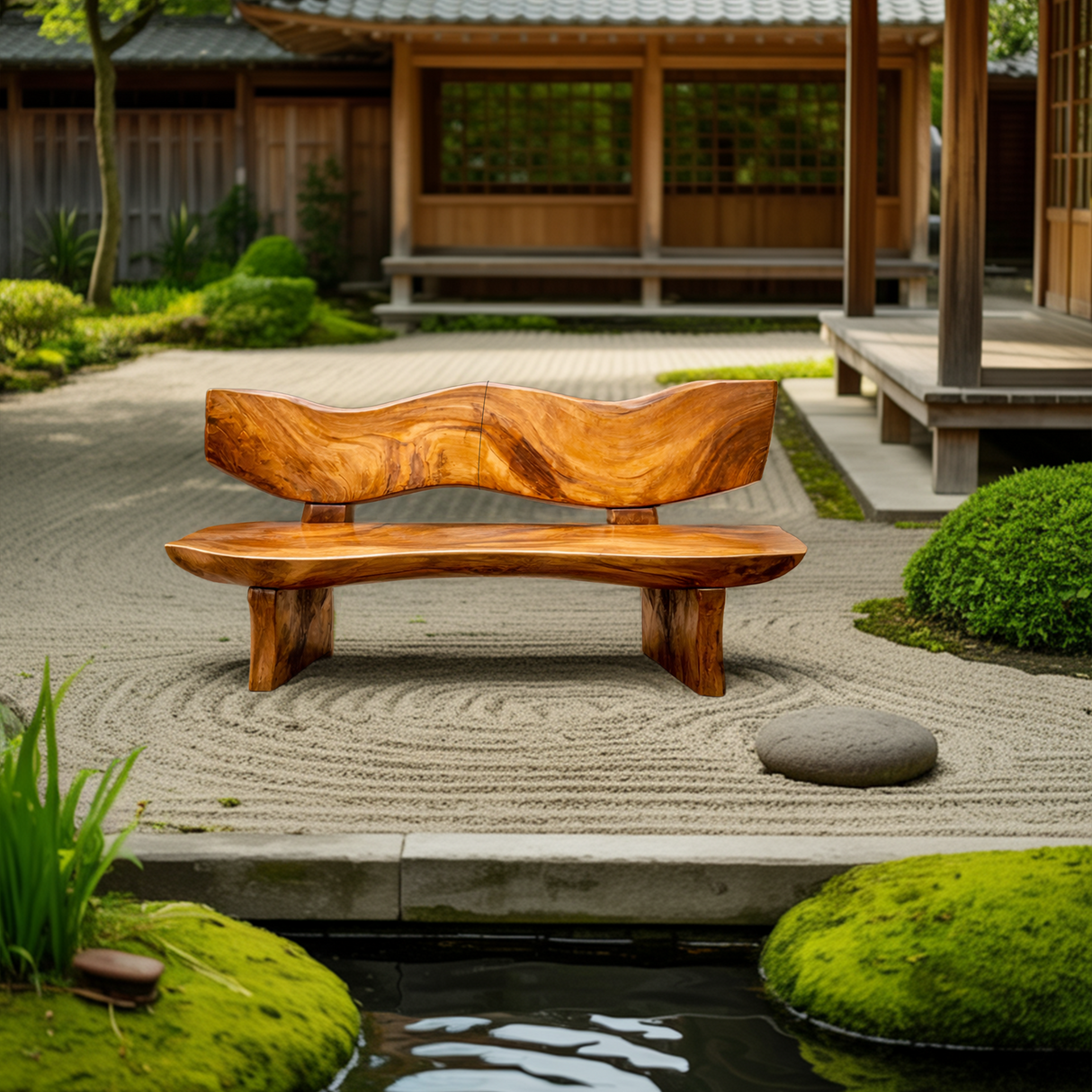 Live Edge Wood Entryway Bench For Natural Home Interiors