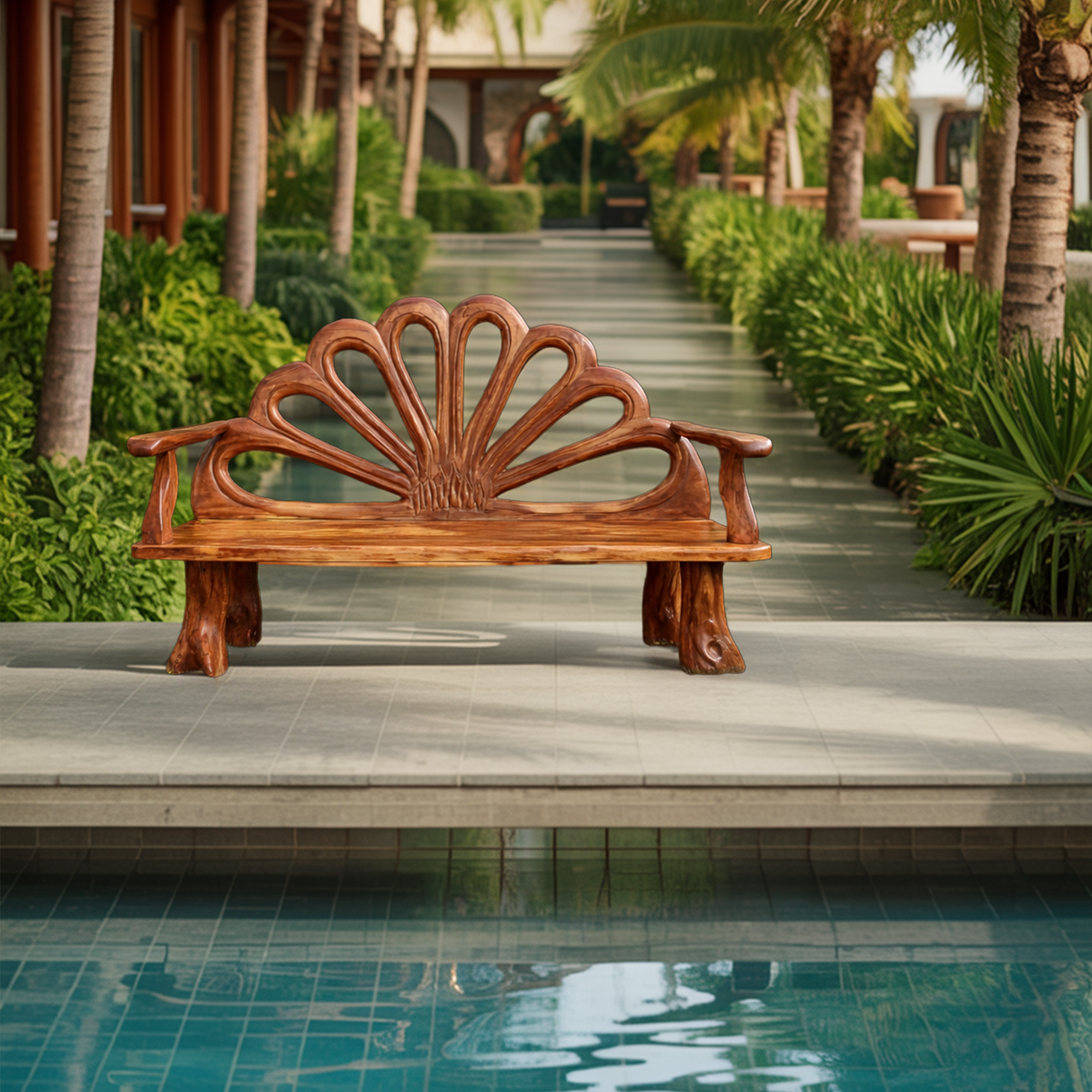 Minimalist Rustic Wood Bench For Entryway And Foyer